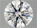 Del inventario de diamantes de laboratorio, 2.41 quilates, Redondo , Color F, claridad VVS2 y certificado IGI