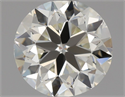 Natural Diamond 0.82 Carats, Round with Excellent Cut, K Color, VVS1 Clarity and Certified by GIA