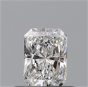 Diamante Natural 0.37 quilates, Radiante , Color E, claridad VVS2 y certificado GIA