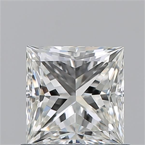 Picture of Natural Diamond 0.90 Carats, Princess with  Cut, I Color, VVS2 Clarity and Certified by GIA