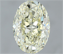 Diamante Natural 1.00 quilates, Ovalado , Color M, claridad VVS2 y certificado GIA