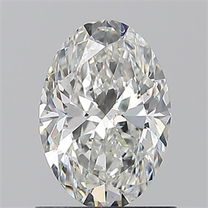 Picture of Natural Diamond 1.01 Carats, Oval with  Cut, F Color, SI2 Clarity and Certified by GIA