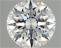 Diamante Natural 0.75 quilates, Redondo , Color F, claridad VS2 y certificado GIA