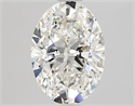 Natural Diamond 1.34 Carats, Oval with  Cut, G Color, VS1 Clarity and Certified by GIA