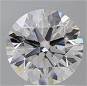 Lab Grown Diamond 5.10 Carats, Round with Ideal Cut, E Color, VVS2 Clarity and Certified by IGI
