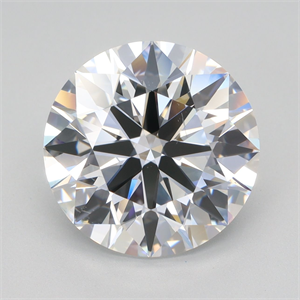 Picture of Lab Grown Diamond 4.06 Carats, Round with Ideal Cut, E Color, VS2 Clarity and Certified by IGI