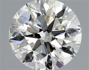 Picture of Natural Diamond 0.87 Carats, Round with Excellent Cut, J Color, SI2 Clarity and Certified by GIA