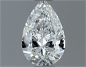 Natural Diamond 0.50 Carats, Pear with  Cut, G Color, VVS1 Clarity and Certified by GIA