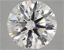 Lab Grown Diamond 4.05 Carats, Round with Ideal Cut, D Color, VS1 Clarity and Certified by IGI
