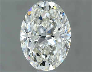 Picture of Natural Diamond 0.90 Carats, Oval with  Cut, H Color, VVS2 Clarity and Certified by IGI
