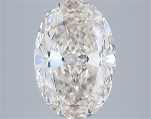 Picture of Natural Diamond 5.41 Carats, Oval with  Cut, H Color, IF Clarity and Certified by IGI