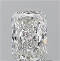 Natural Diamond 0.70 Carats, Radiant with  Cut, F Color, VS2 Clarity and Certified by GIA