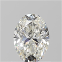 Diamante Natural 0.90 quilates, Ovalado , Color H, claridad VVS1 y certificado GIA