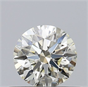 Natural Diamond 0.46 Carats, Round with Excellent Cut, L Color, VVS1 Clarity and Certified by GIA