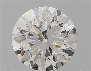 Picture of Natural Diamond 0.50 Carats, Round with Very Good Cut, I Color, VS2 Clarity and Certified by GIA