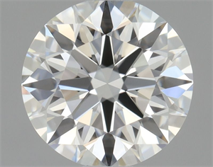 Picture of Natural Diamond 0.76 Carats, Round with Excellent Cut, H Color, VVS1 Clarity and Certified by GIA