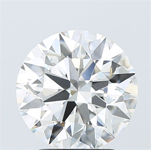Picture of Lab Grown Diamond 3.06 Carats, Round with Ideal Cut, F Color, VS1 Clarity and Certified by IGI