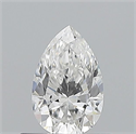 Natural Diamond 0.51 Carats, Pear with  Cut, E Color, VS1 Clarity and Certified by GIA