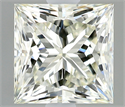 Natural Diamond 0.73 Carats, Princess with  Cut, J Color, VVS2 Clarity and Certified by IGI
