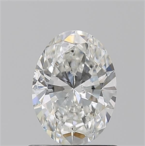 Foto Diamante Natural 0.90 quilates, Ovalado , Color G, claridad SI2 y certificado GIA de