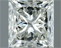 Natural Diamond 1.31 Carats, Princess with  Cut, J Color, SI1 Clarity and Certified by IGI
