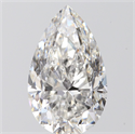Natural Diamond 2.01 Carats, Pear with  Cut, G Color, SI1 Clarity and Certified by GIA