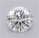 Del inventario de diamantes de laboratorio, 1.55 quilates, Redondo , Color F, claridad VVS2 y certificado IGI