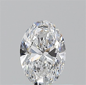 Picture of Natural Diamond 0.50 Carats, Oval with  Cut, D Color, VS2 Clarity and Certified by GIA