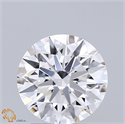 Lab Grown Diamond 2.03 Carats, Round with Ideal Cut, D Color, VVS1 Clarity and Certified by IGI