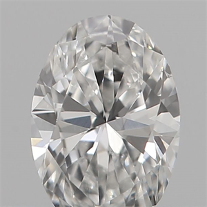 Picture of Natural Diamond 0.18 Carats, Oval with  Cut, E Color, VS2 Clarity and Certified by IGI