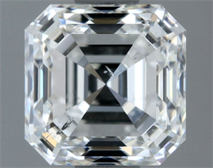 Picture of Natural Diamond 1.50 Carats, Asscher with  Cut, F Color, SI1 Clarity and Certified by IGI