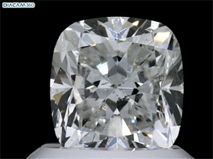 Foto Diamante Natural 1.01 quilates, Del cojín , Color F, claridad SI1 y certificado GIA de