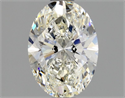 Natural Diamond 1.00 Carats, Oval with  Cut, I Color, VS1 Clarity and Certified by GIA