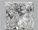 Diamante Natural 0.90 quilates, Princesa , Color G, claridad VS2 y certificado GIA