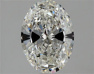 Picture of Natural Diamond 1.01 Carats, Oval with  Cut, H Color, VVS2 Clarity and Certified by GIA
