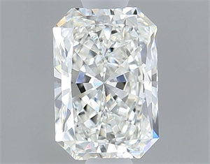 Picture of Natural Diamond 0.40 Carats, Radiant with  Cut, H Color, VVS2 Clarity and Certified by GIA