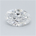 Diamante Natural 0.50 quilates, Ovalado , Color D, claridad VS1 y certificado GIA