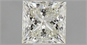 Natural Diamond 0.60 Carats, Princess with  Cut, L Color, VVS1 Clarity and Certified by GIA