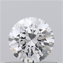 Natural Diamond 0.40 Carats, Round with Excellent Cut, E Color, VS1 Clarity and Certified by GIA