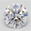 Lab Grown Diamond 3.02 Carats, Round with Excellent Cut, D Color, VVS2 Clarity and Certified by GIA