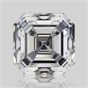 Natural Diamond 1.03 Carats, Asscher with  Cut, E Color, VVS1 Clarity and Certified by GIA