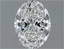 Natural Diamond 1.40 Carats, Oval with  Cut, H Color, VS2 Clarity and Certified by GIA