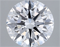 Lab Grown Diamond 2.05 Carats, Round with Ideal Cut, D Color, VVS2 Clarity and Certified by IGI