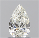 Natural Diamond 0.60 Carats, Pear with  Cut, I Color, VS2 Clarity and Certified by GIA