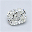 Diamante Natural 1.01 quilates, Del cojín , Color I, claridad VVS2 y certificado GIA