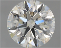 Natural Diamond 1.01 Carats, Round with Excellent Cut, I Color, SI1 Clarity and Certified by GIA