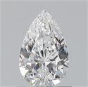 Diamante Natural 0.70 quilates, De pera , Color D, claridad VVS2 y certificado GIA