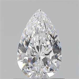 Foto Diamante Natural 0.70 quilates, De pera , Color D, claridad VVS2 y certificado GIA de