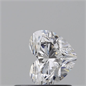 Natural Diamond 0.52 Carats, Heart with  Cut, D Color, VVS2 Clarity and Certified by GIA