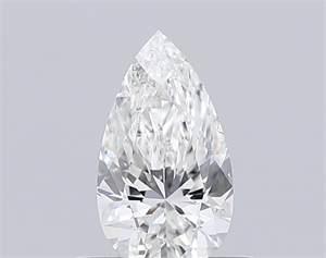 Picture of Natural Diamond 0.51 Carats, Pear with  Cut, H Color, I1 Clarity and Certified by GIA